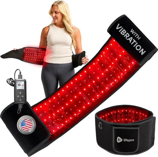 Red Light Therapy Belt - near Infrared Light Therapy & Red Light Therapy for Body, Relaxing Muscle, Inflammation, Improve Circulation - Infrared Therapy or Infrared Light Therapy Device